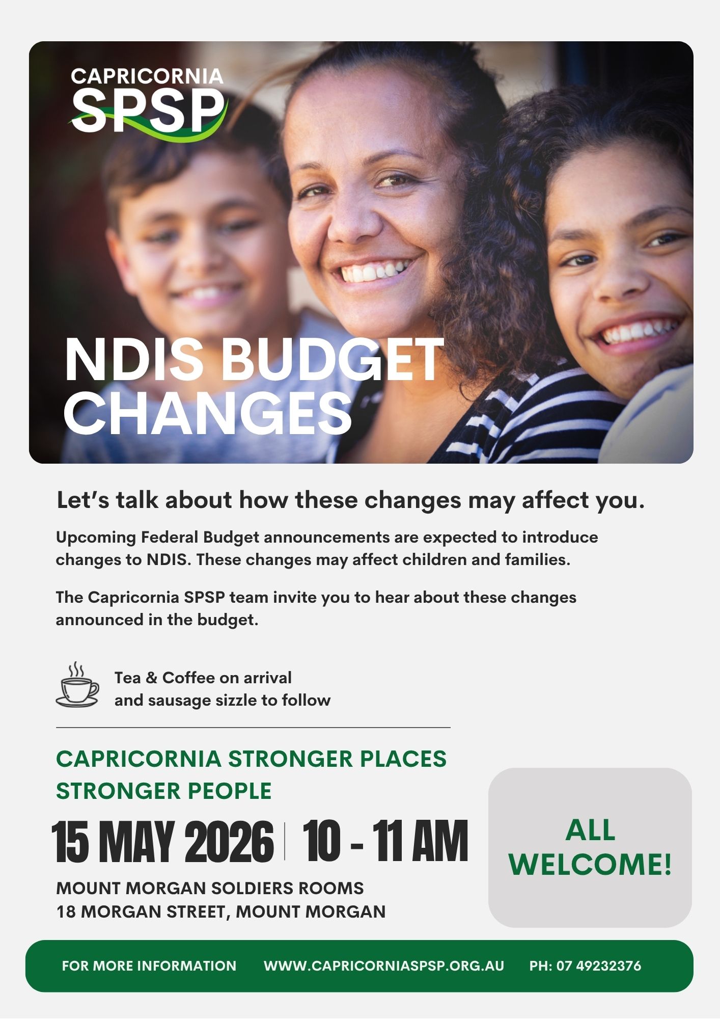 Capricornia SPSP Stronger Places Stronger People